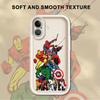 Hülle für iPhone 17 Air XR 15 16 14 Plus 13 12 11 Pro Max XS Max 16e Weiche Schale Marvel S Spider-Man Und Hulk