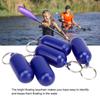 5 Pcs Capsule-Shaped Floating Keychain ABS Float Key Ring Floating Key Ring  Boating Accessories