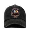Adjustable Retro with American Flag  Eagle Print  Breathable Washable Hat Suitable for Casual Casual Attire Hand Washable