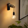 Retro Wall Lamps Bedroom Living Room Creative and Personalized Iron and Wood Nordic Wall Lamps Staircase Lamps Modern and Simple