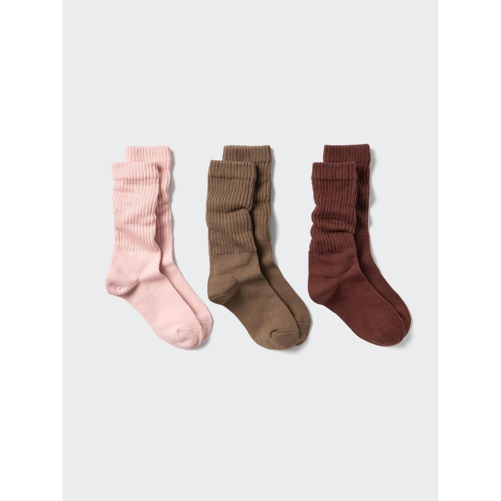Uniqlo Japan Loose Socks 3 Pair Set