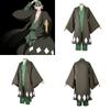Urahara Kisuke Cosplay Costume Grey And Green Polyester Outfit For Anime Fans
