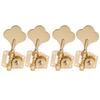Musiclily Pro 4-in-line Bass Tuners for 4-String Electric Bass, Gold