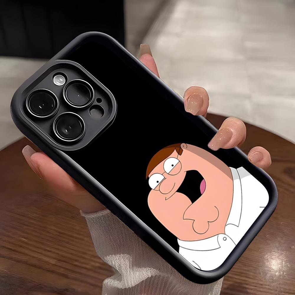 F-Family Funny Guy Phone Case For IPhone 17 Pro Max 15 Pro 16 14 Plus 12 13 Mini 11 Pro Shockproof Soft Cover