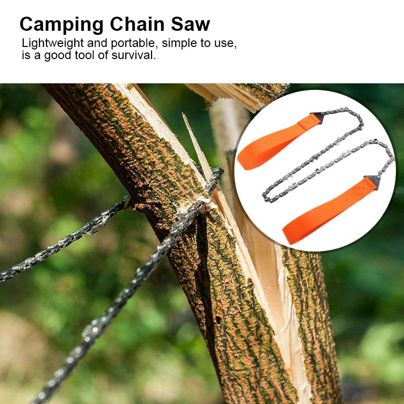 Survival Chainsaws - Emergency Chainsaws - Camping Chainsaws Portable Handheld Chain Saw Lightweight with Bags for Backpackers Hikers