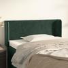 3118673 vidaXL Headboard with Ears Dark Green 103x16x78-88 Cm Velvet