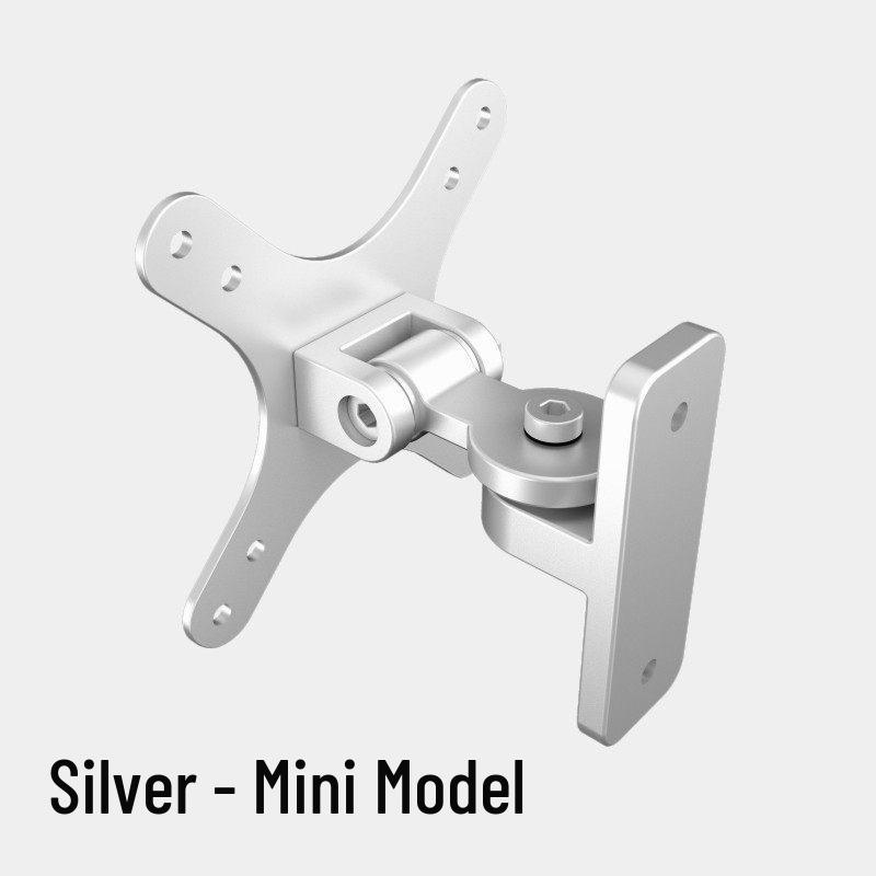 Universal Aluminum Wall Mount Monitor Stand with Vertical Rotation
