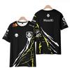 Tricou Campionat S12 G2 Esports pentru Bărbați Croială Largă Casual cu Mânecă Scurtă și Imprimeu 3D