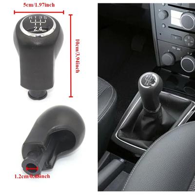 5/6 geschwindigkeit MT Schalthebel Knauf HandBall Mit Leder Boot Abdeckung Für VAUXHALL OPEL ASTRA H 1,6 2004-2010 ZAFIRA B 2005-2014