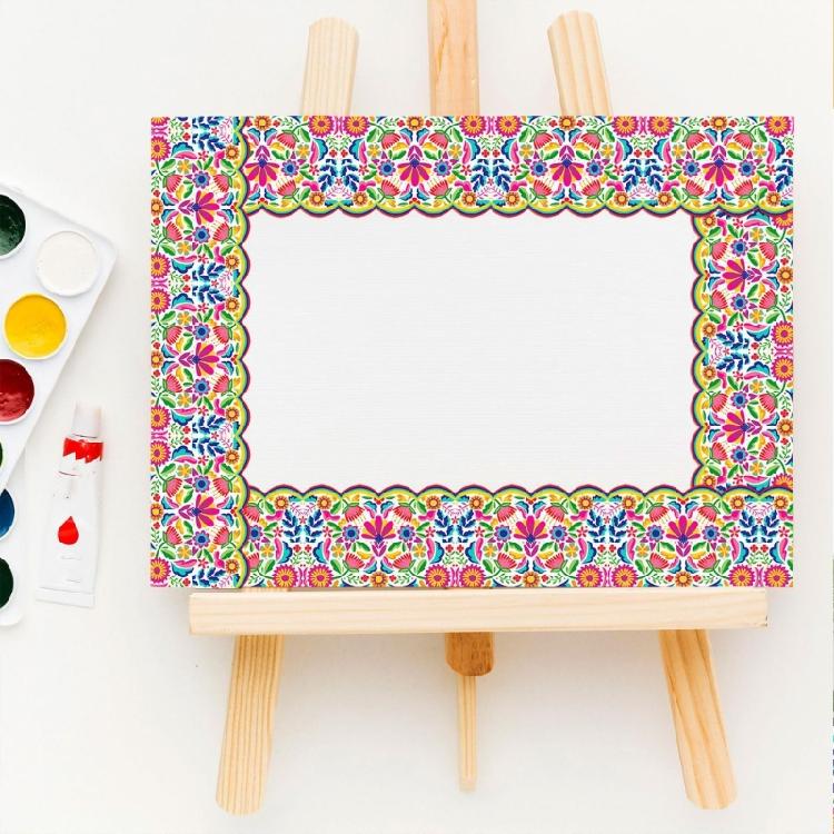 Decorative Colourful Bricks Border Paper Straight Bulletin Board Border Bulletin Board Decorations Wall Padding Paper