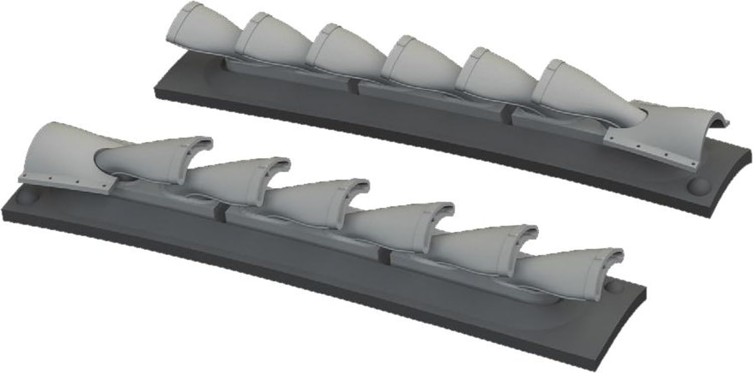 

Eduard Выхлопная труба для холодной погоды типа рыбий хвост Детали для пластиковой модели EDU6481098 1/48 P-40 (для Эдуарда) (Самолет)