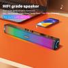 E-1411 Desktop Bluetooth Speaker Subwoofer Computer Long Speaker for Office Leisure Entertainment Suitable Wireless Sound System