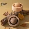 Massief Hout Aroma Houten Aromatherapie Olie Mini Diffuser Diffuser Essentiële Bolvormig Klein Rond voor Huis Kantoor Auto Interieur