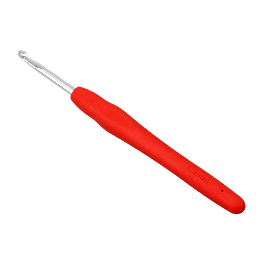 2.0-10.0mm Colorful Soft Rubber Grip Weave Crochet Needles Crochet Hook  Mom's Gift