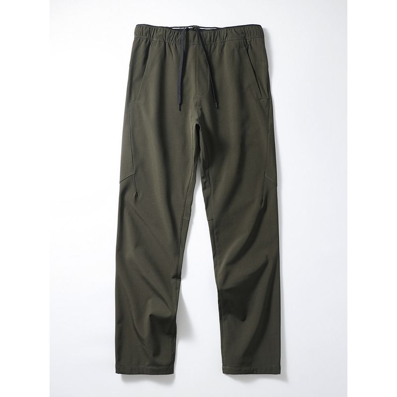 Niaojia Soft Shell Pants Men s Fall and Winter Fleece-lined Thickened Functional Workwear Pants Export Cattle Goods Sports Mountaineering Pants Green 3XL