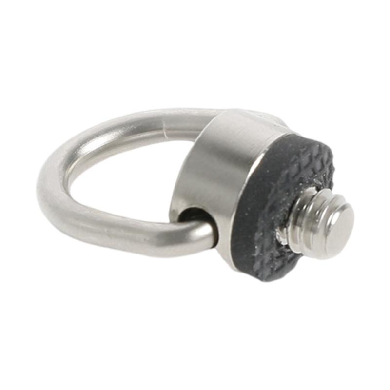 

Silver D Rings Camera Screws 1/4 20 with Rubber Pad for Secure Attachment to Tripods and Straps