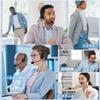 Wantek Telephone Headset Binaural RJ9 with Noise Canceling Microphone Headphones for Landline Phones Landline Phone Headset Clear Calls Ultra Light