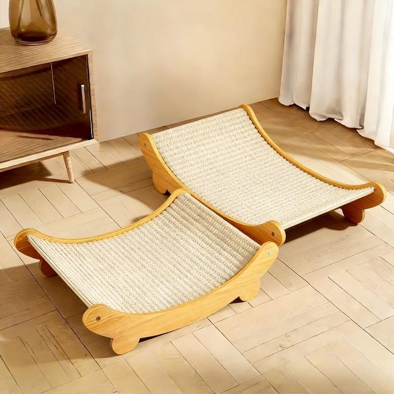 Sword Hemp Rope Cat Scratching Board, 2-in-1 Lounge Chair & Play Pad, Durable Scratch-Resistant Sofa for Cats