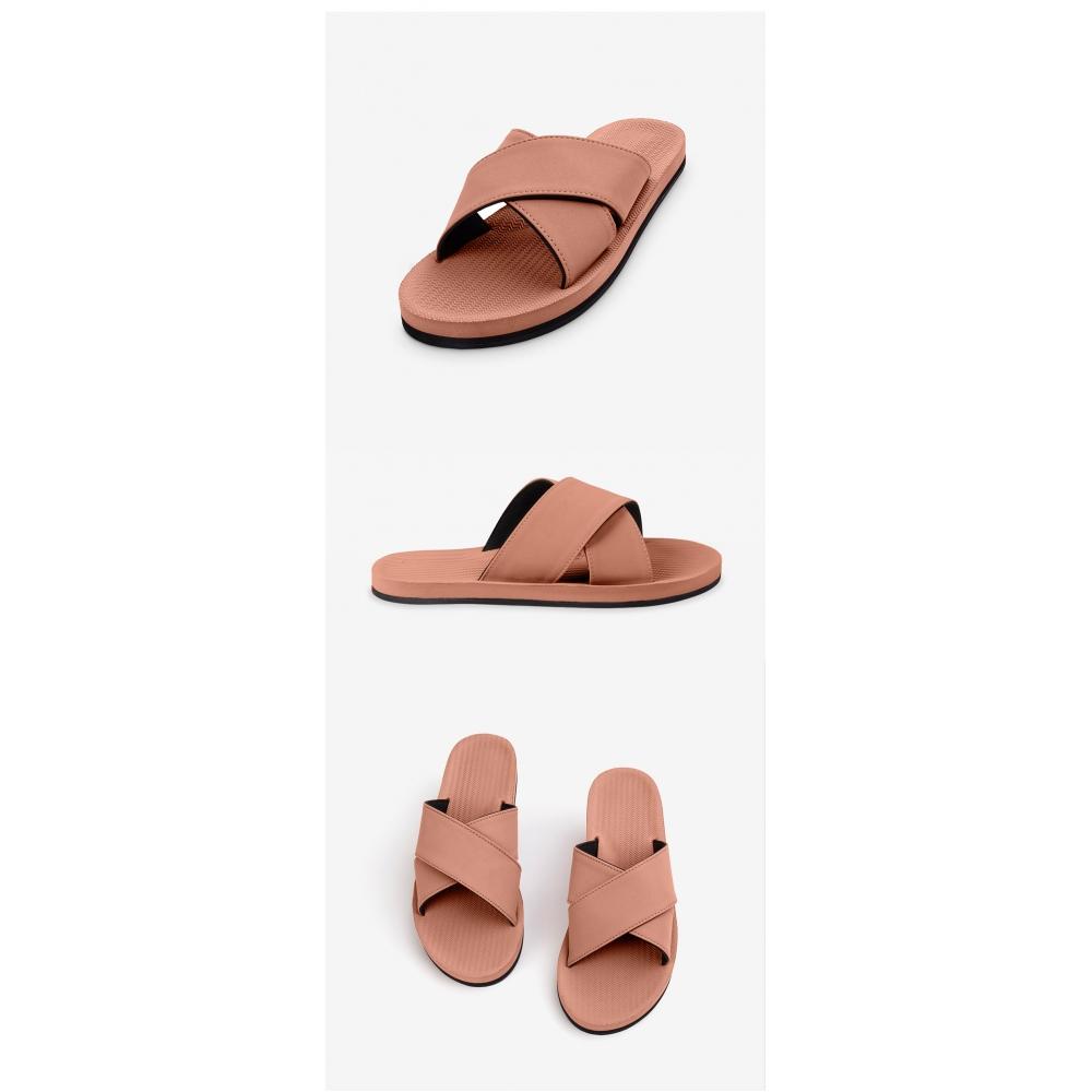 Indosol Rust Essential Cross Slide Slipper