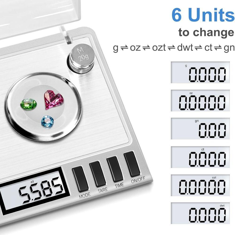 High Precision Jewelry Scale Digital Display Digital Fishing Scale Powder Scale