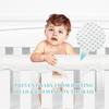 1 Set Breathable Mesh Crib Rail Cover, Soft Baby Teething Protector for Crib Rails, Thick Pad for Toddler Bed, Edge Guard for Nursery