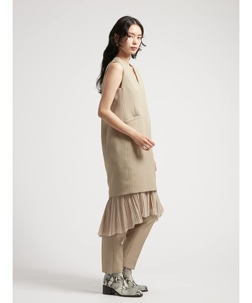 [Styling] Ruffle Docking Dress 16WFO224049 Women's BEG 1