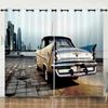 Curtain Race Racing 3D Digital Printing Blackout Curtain Punching