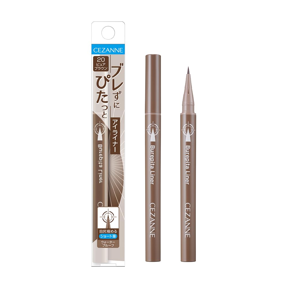 

Cezanne Bure Pita Liner 20 Pure Brown Eyeliner 5 мм короткая кисточка 0,67 мл