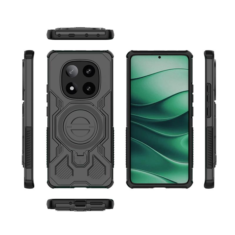 Magnetic Wireless Charge Cover For Redmi Note 14 Pro Plus Phone Holder Case Redmi Note14 Pro Cover For Redmi Note 14 Pro 5G Case