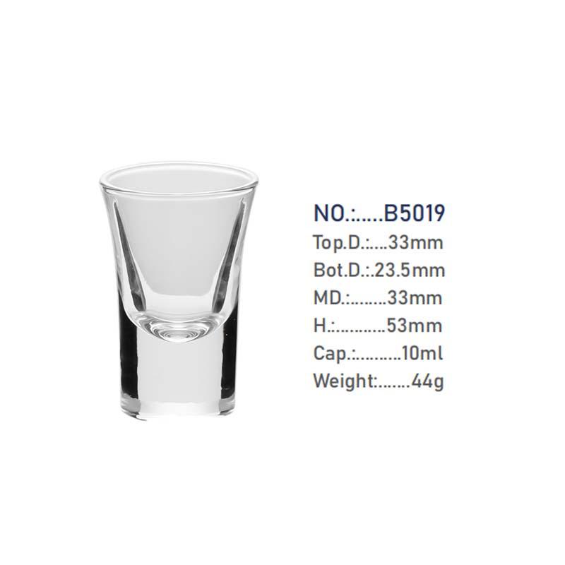 Skleněný kalíšek na Baijiu - Vysoký panák, Domácí barové potřeby