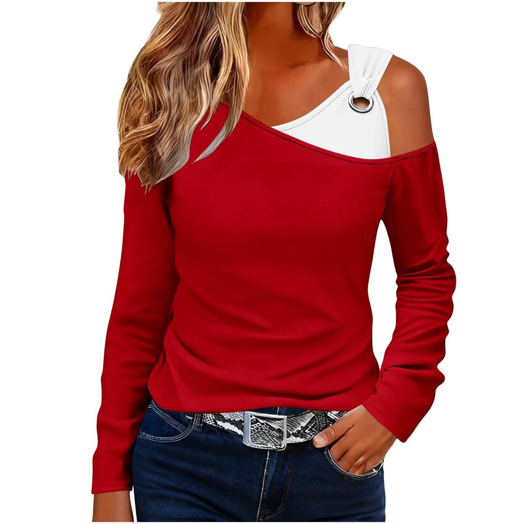 Women's Blouse Fashionable And Casual T-shirt Top