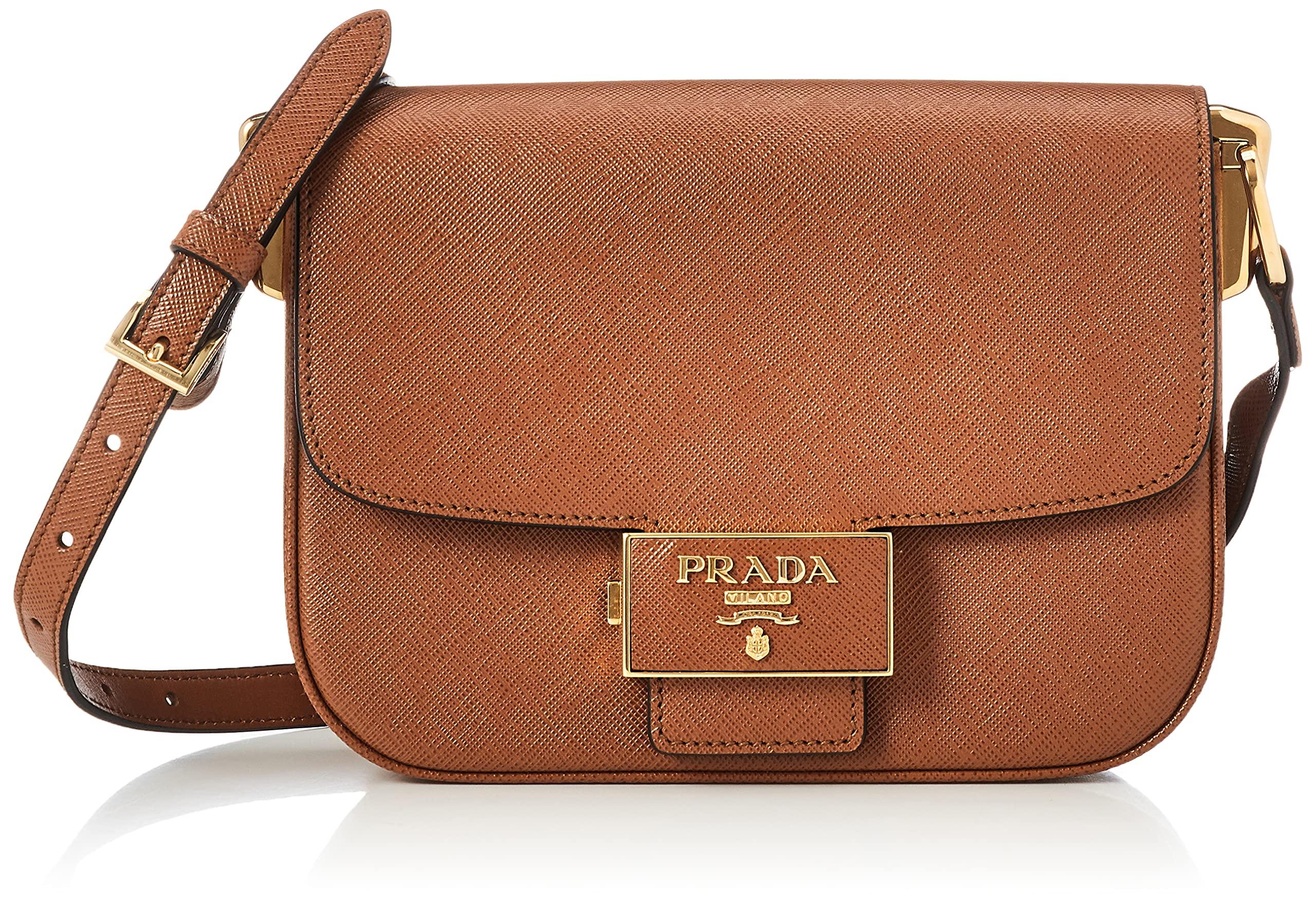 

Prada COGNAC Shoulder Bag 1BD217NZV Women s [Used]
