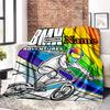 Bmx Racing Adventures Home Customize Your Name Blankets Comfortable Soft Lightweight Multiseasonal Blanket For Picnics Sofas Offices Beds Living Rooms