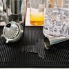 Non Slip Rubber Bar Mat Heat Resistant Dish Drying Mat Countertop Cup Mat for Bartending Cafe Mats Home Kitchen Supplies