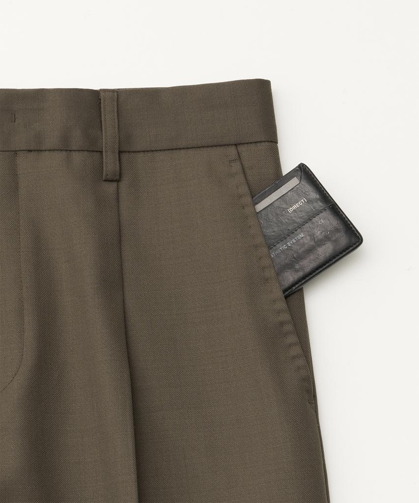 ANOTHER OFFICE Legacy Wool Trouser (Dark Mink)