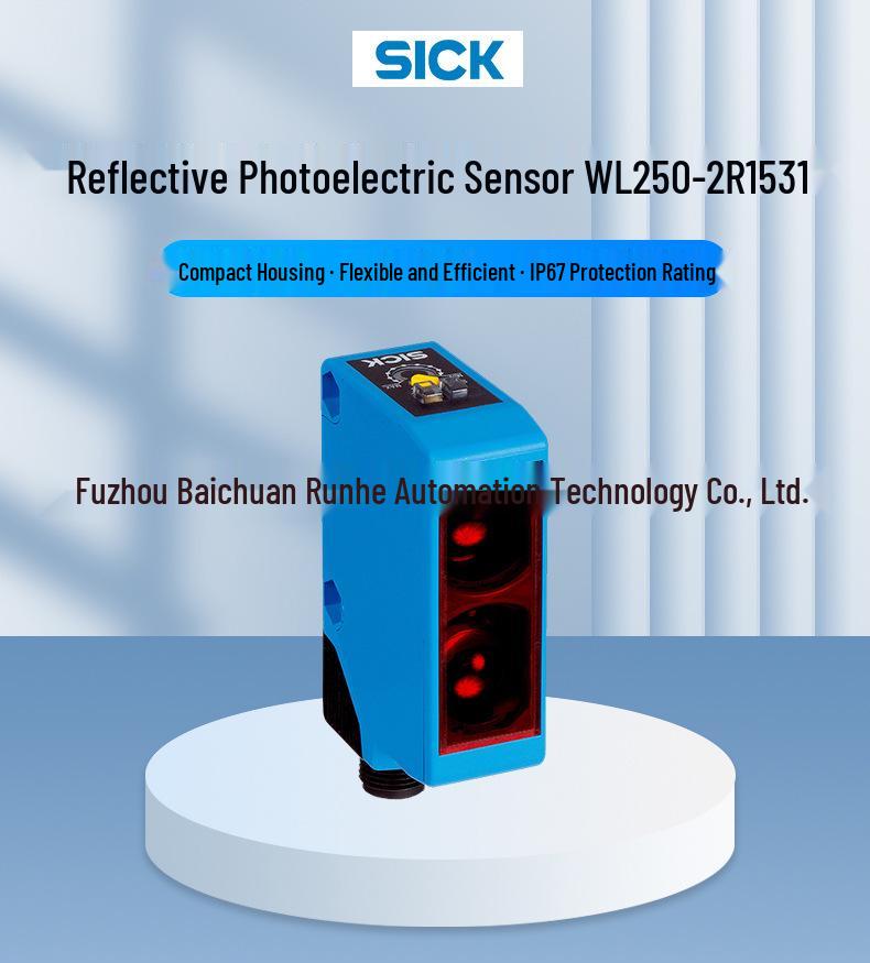 SICK Sensor WL250-2R1531 Compact Photoelectric Switch - Brand New 6044700
