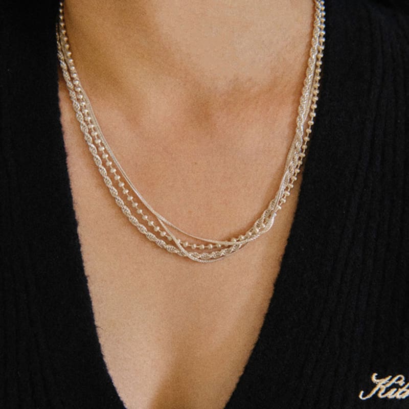 SEWNSWEN INTERLACE CHAIN NECKLACE