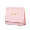 Morandi Color 2027 Desk Calendar Paper Flip Calendar Durable Academic Planner  Desktop Decoration