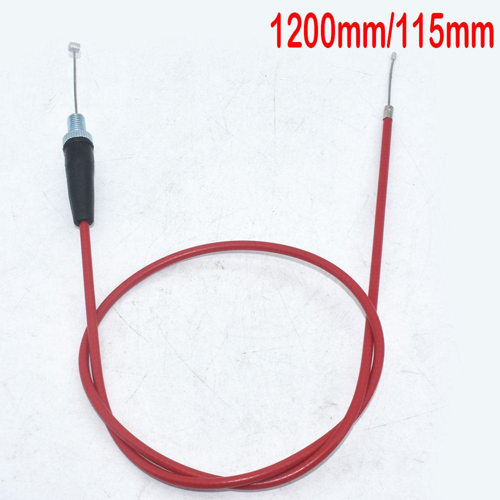 Universal 1200MM Throttle Clutch Cable For Chinese Pit Dirt Motor Bike XR50 CRF50 CRF70 KLX 110 125 SSR TTR BBR