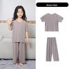 Summer Boys' & Girls' Seamless Ice Silk Pajama Set