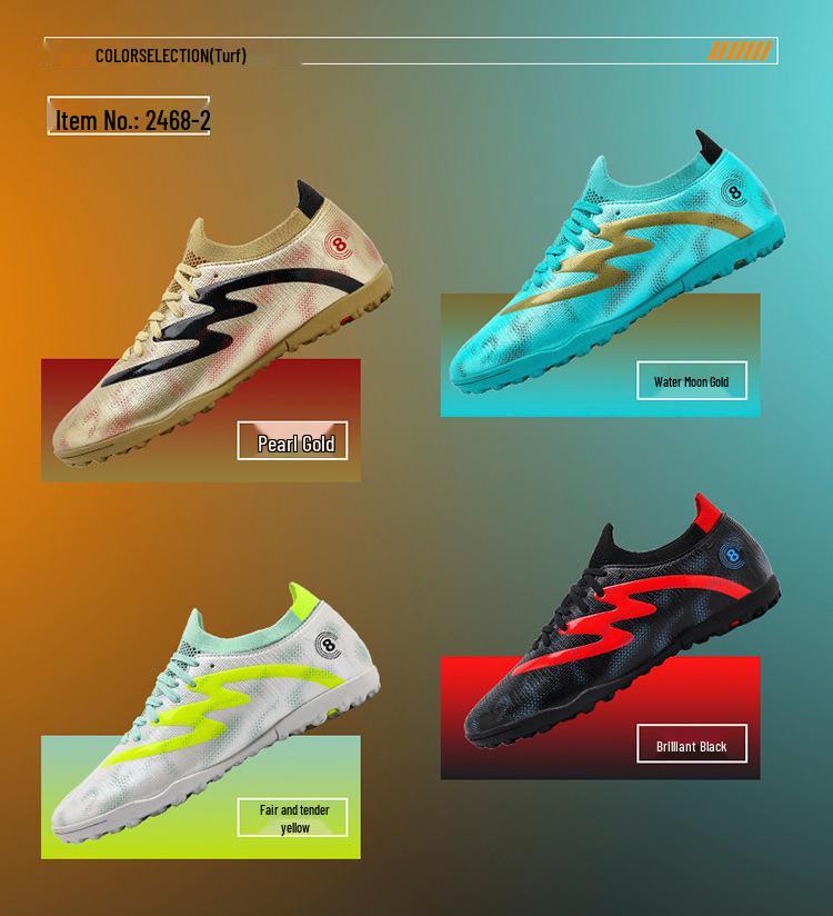 Kids' Cross-Border Football Shoes for Boys & Girls - TF Turf & AG Long Spikes, Ideal for Primary & Middle School Students