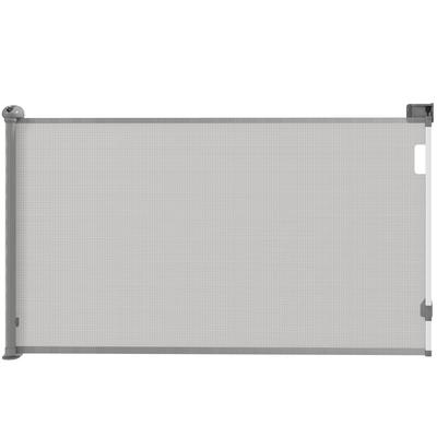 Retractable Dog Barrier, Width 149 Cm, Automatic Locking - Grey