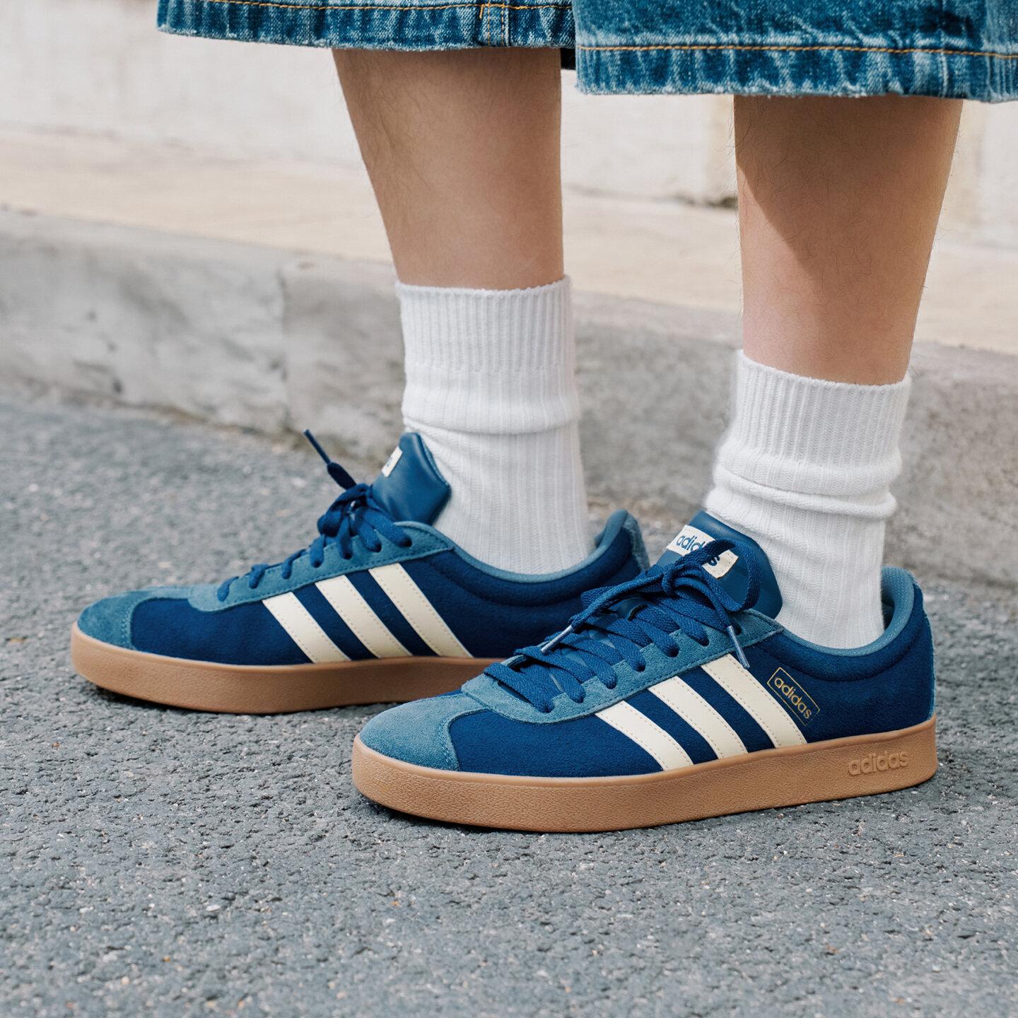 Adidas Vl Court Classic Slip Resistant Abrasion Resistant Low top Germ 35.5