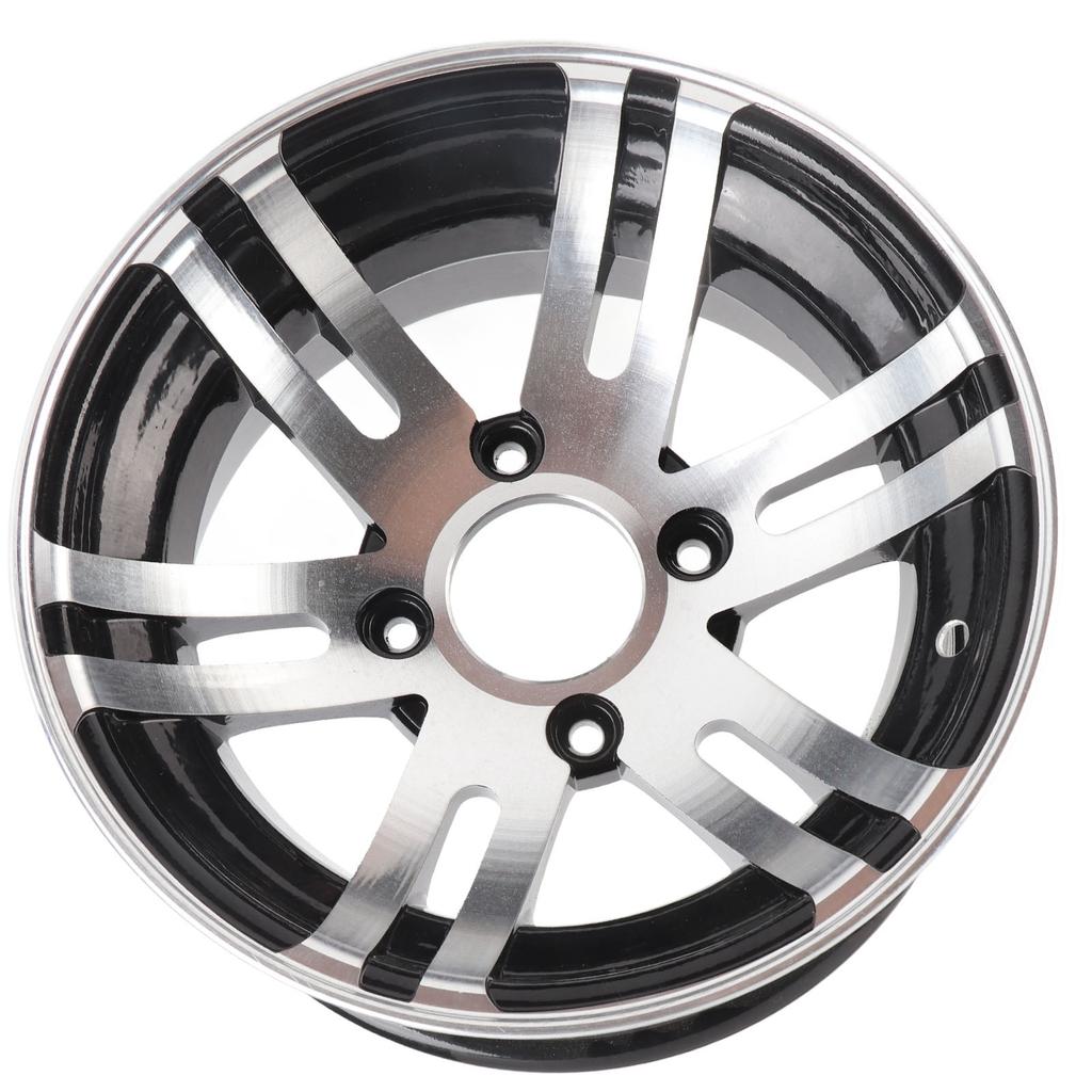 12 tums ATV Hjul Fälg Nav Aluminiumlegering Hög Styrka Ersättning för Fyrhjuling Go Kart Vagn Off Road Fordon