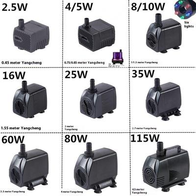 Ultra-Quiet Submersible Water Fountain Pump Filter Fish Pond Aquarium Water Pump Tank Fountain Ac220V
