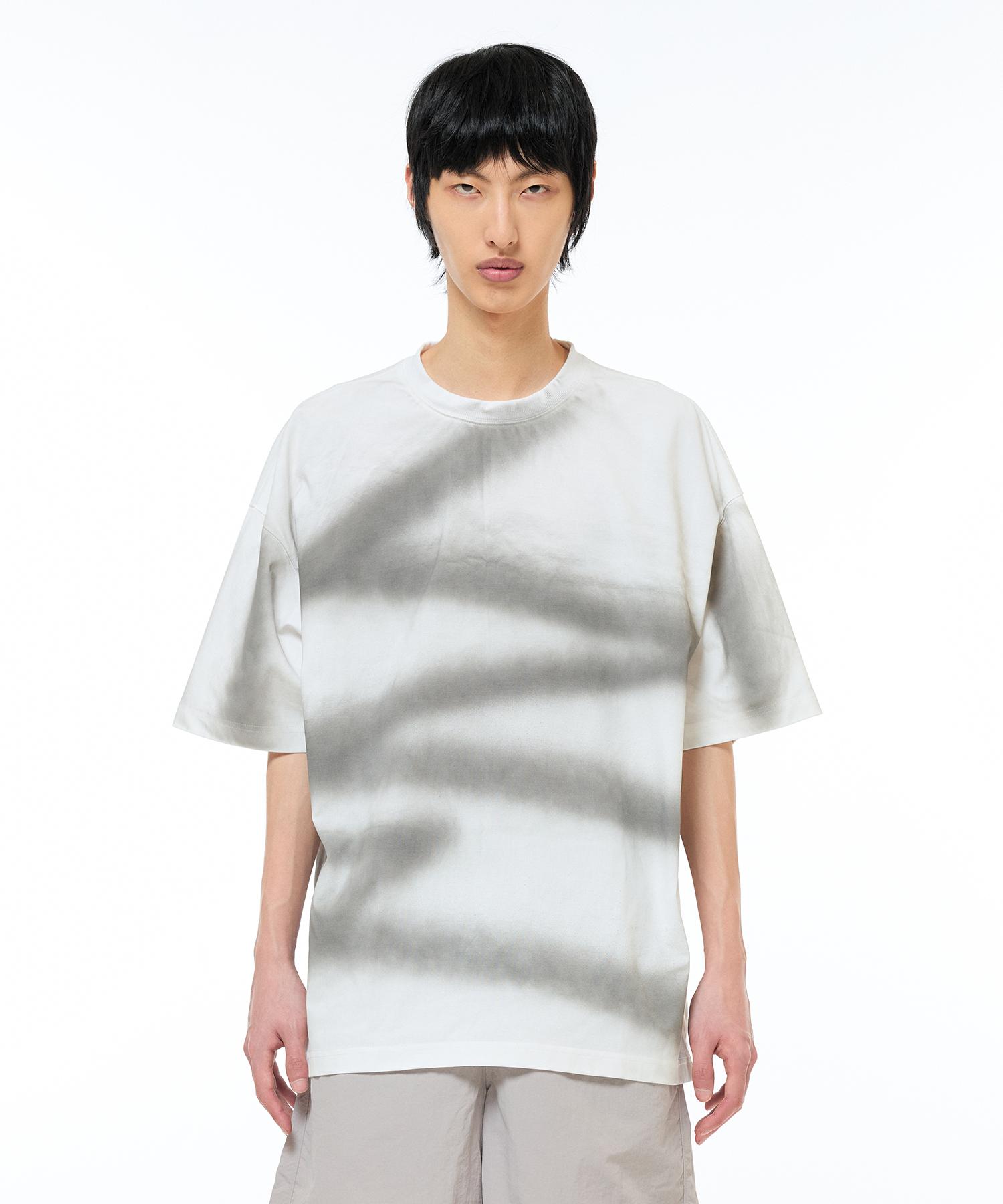 Zensai Z-Line Spray Painting T-Shirt White/S