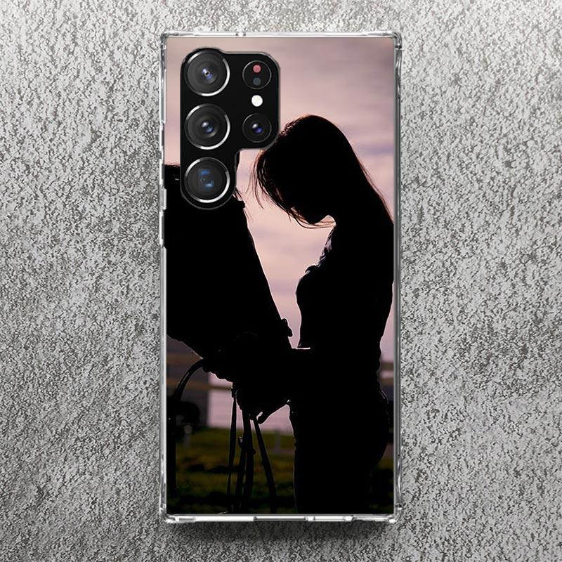 Horse Great Beauty Galloping Phone Case For Samsung Galaxy S25 S24 S23 Ultra S22 Plus S21 S20 FE S10 + S25Ultra S24U Soft Cover