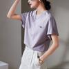 Pure Cotton Short-sleeved T-shirt for Women