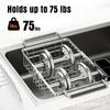 Sink Telescopic Drain Basket Dishwasher Tableware Storage Rack Drain Rack Household Fruit and Vegetable Rack
