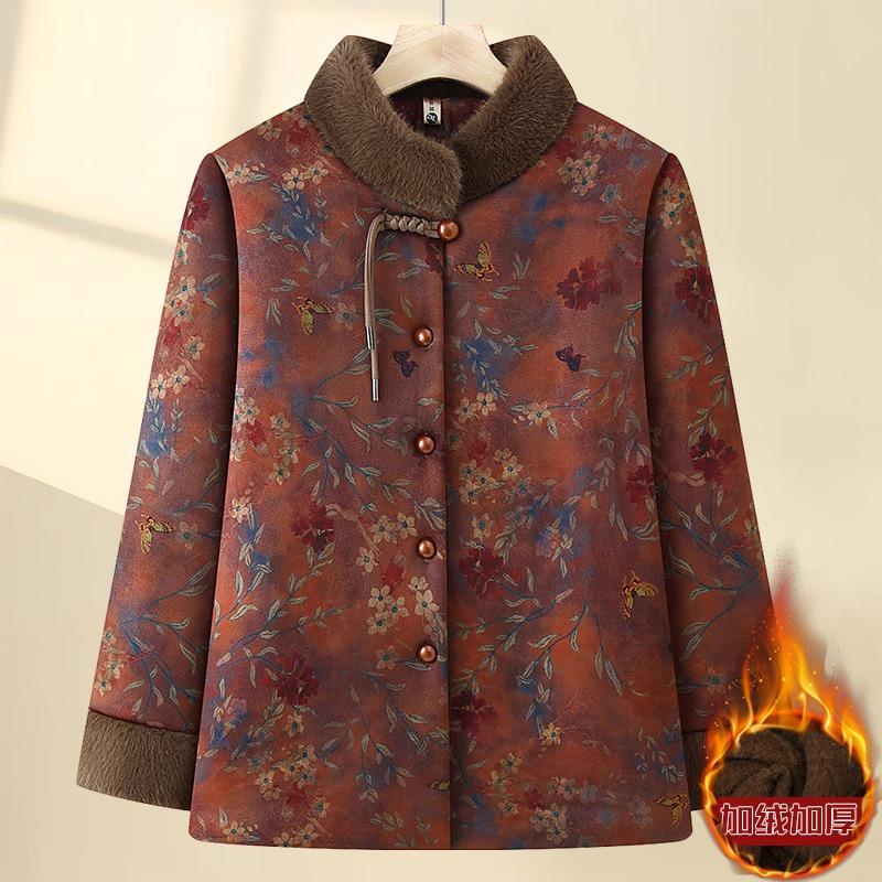 Fleece and Thickened Padded Jacket, Winter Clothing for Women's Thermal Cotton Clothes, Short Jacket.